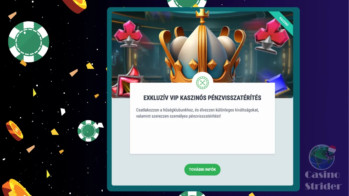 Visszatérítési és veszteség bónusz