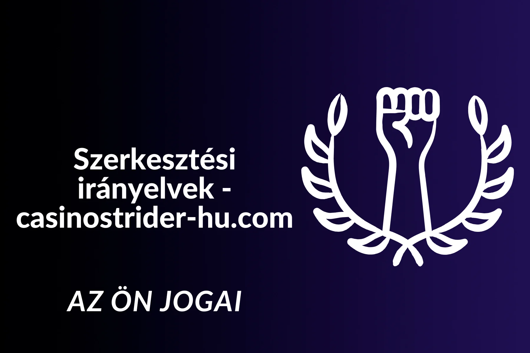 Az Ön jogai