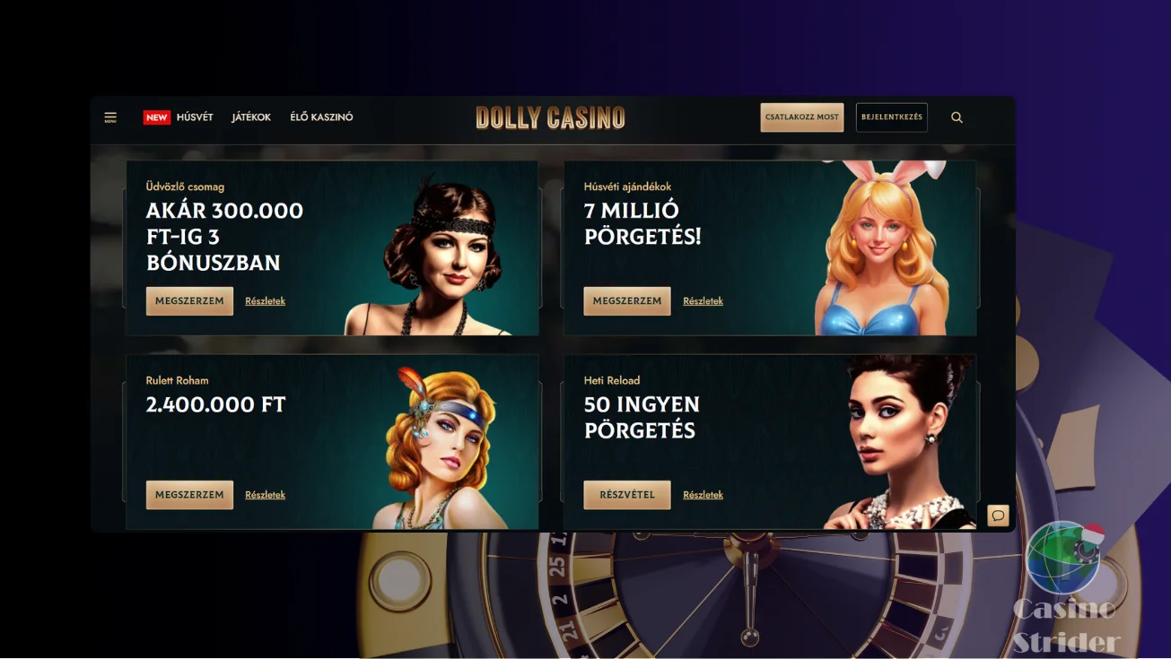 Dolly Casino bonusz
