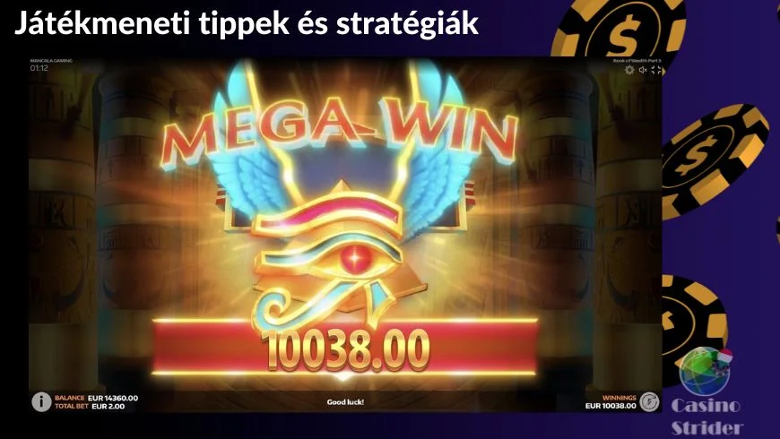 Játékmeneti tippek és stratégiák