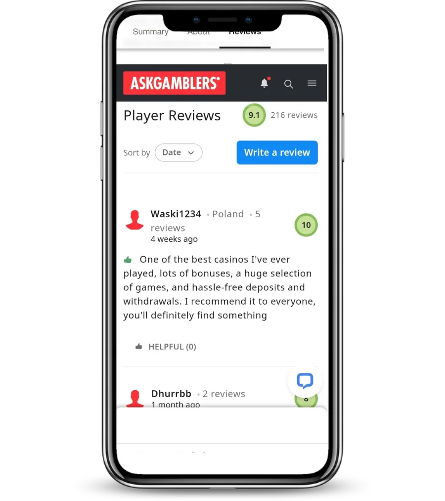 AskGamblers pozitív vélemény