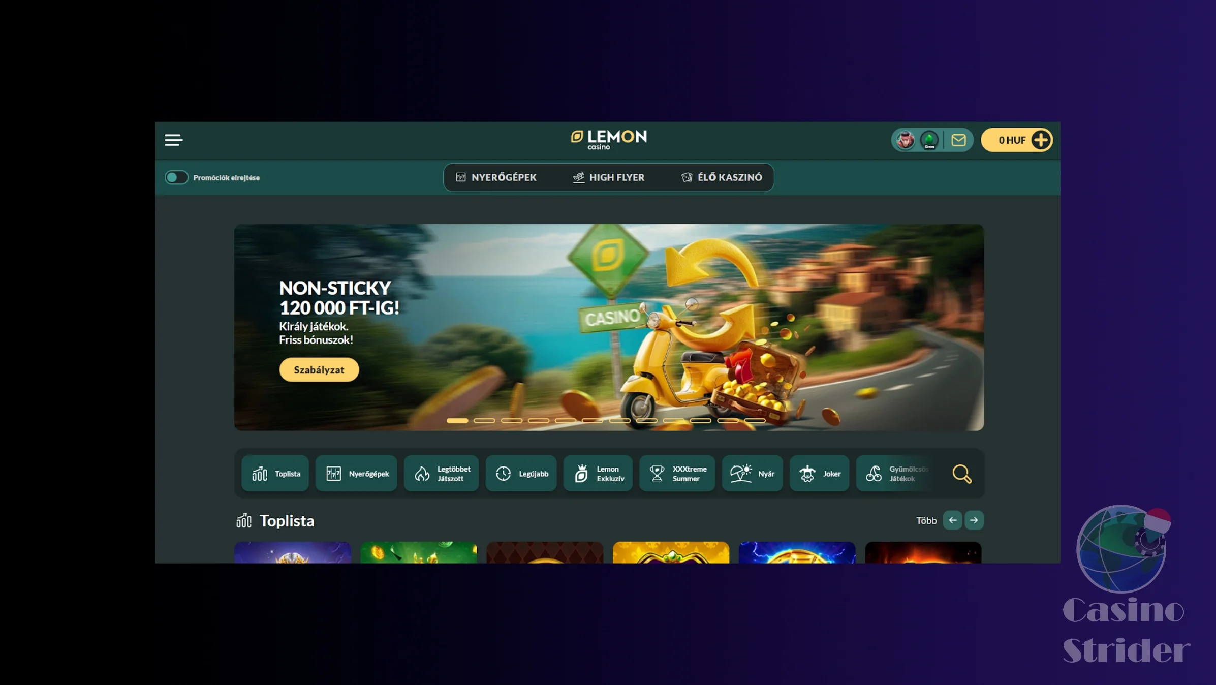 Lemon Casino bemutatása