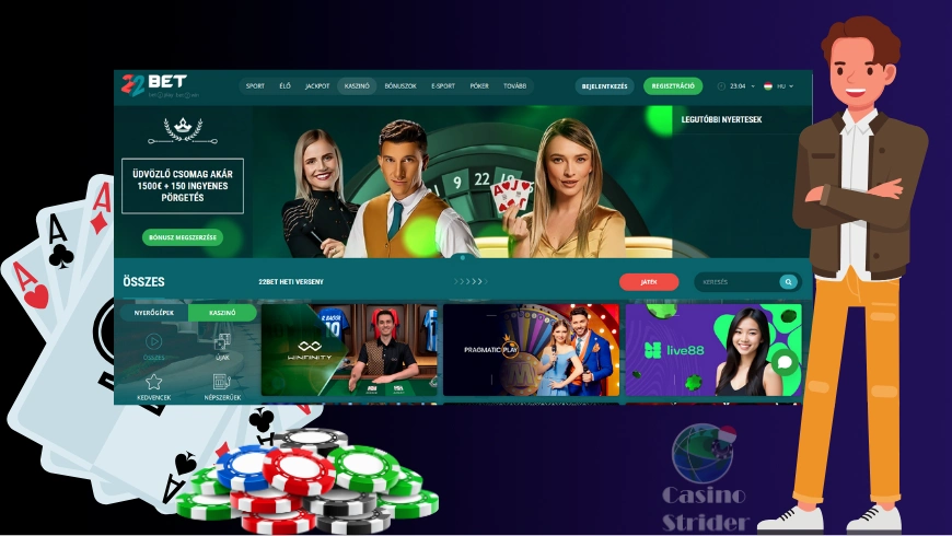 22bet – valódi pénz