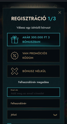 Regisztráció