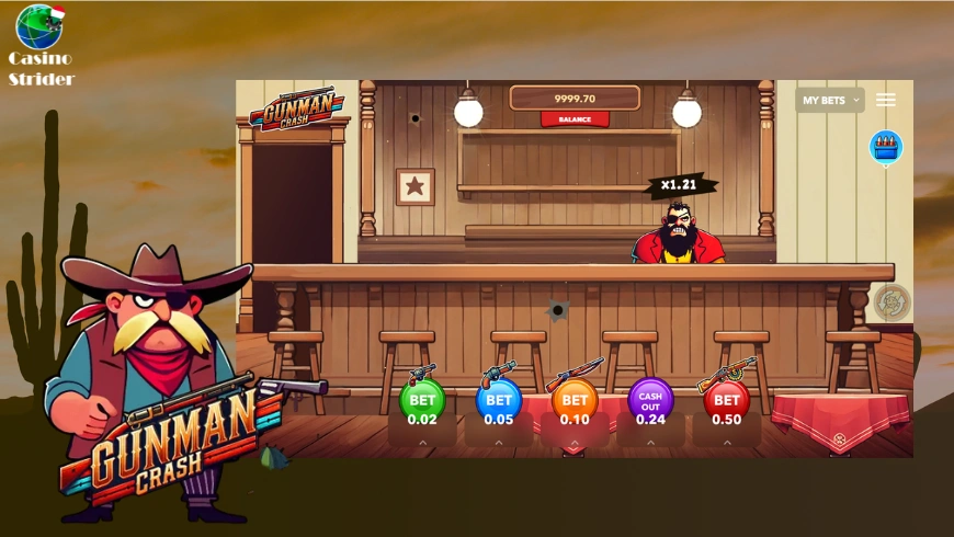 gunman crash