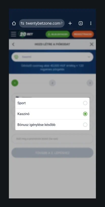 2 Válassz bónusz