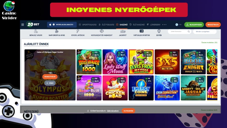 Ingyenes nyerőgépek