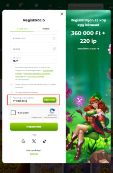 Írd be a kódot