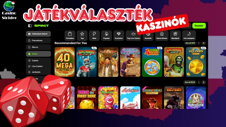 Játékválaszték az osztrák kaszinókban