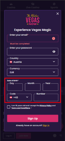 Születési dátum és telefonszám