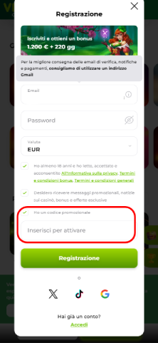 Válaszd a kód mezőt 1