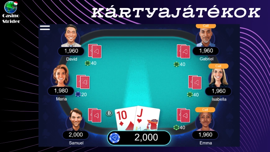 Kártyajátékok 6000Ft