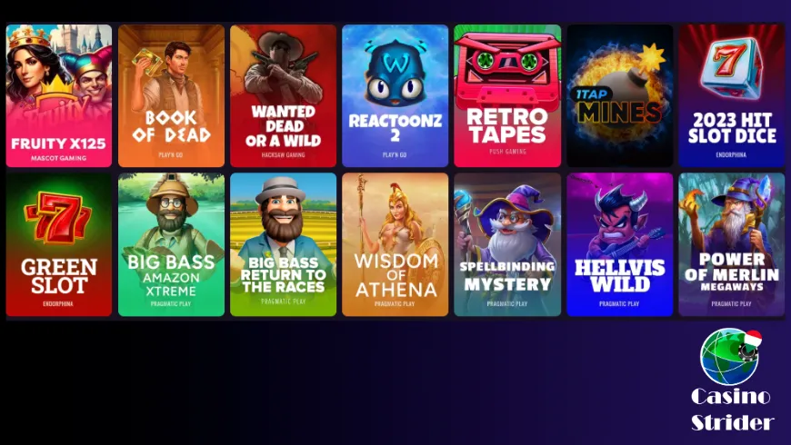 Nyerőgépek és legnépszerűbb címek