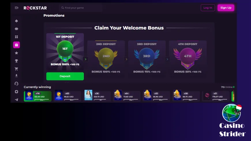 Rockstar casino bónuszok és promóciók