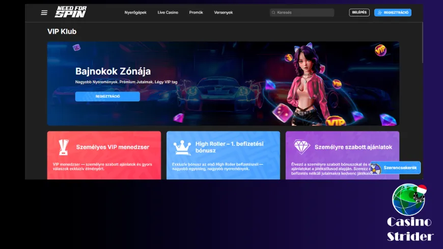 VIP hűségprogram és promóciók
