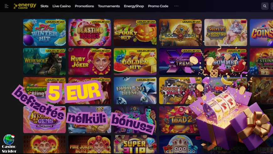 Népszerű játéktípusok 5 eurós befizetés nélküli bónusszal