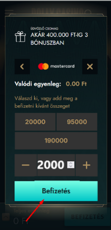 Tranzakció végrehajtása