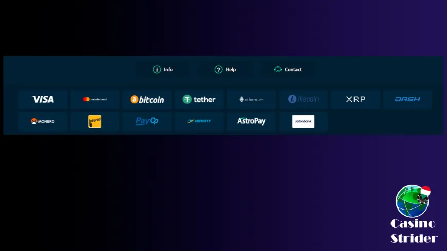 Kaszinó befizetések és kifizetések