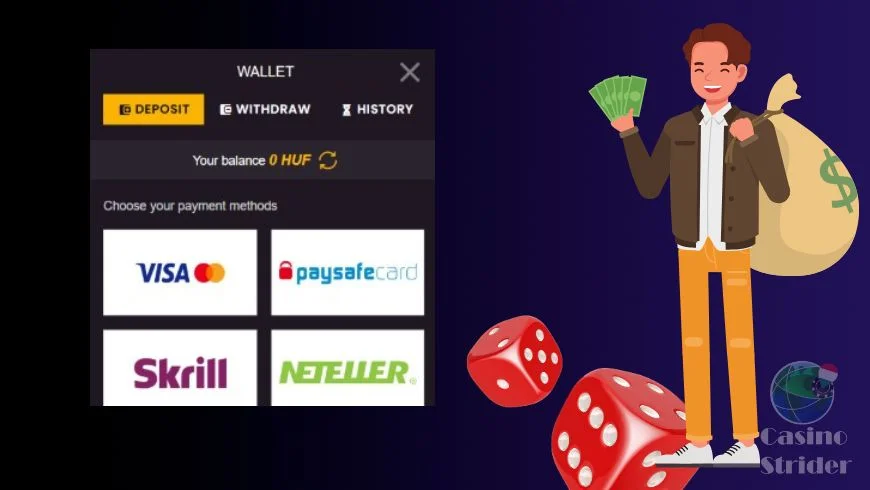 Neteller használata casino