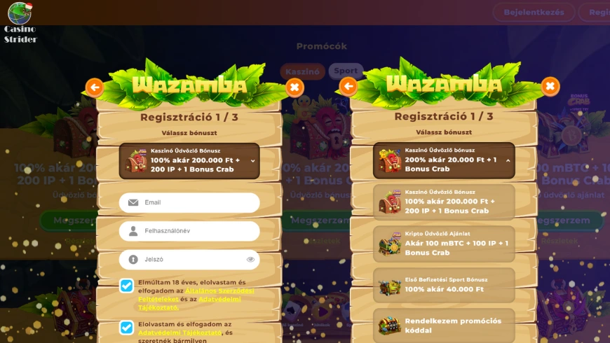 Hogyan működnek a 200% üdvözlő bónusz kaszinó
