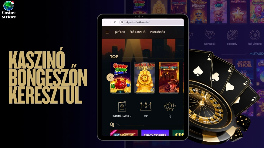 Online kaszinójáték böngészőn keresztül