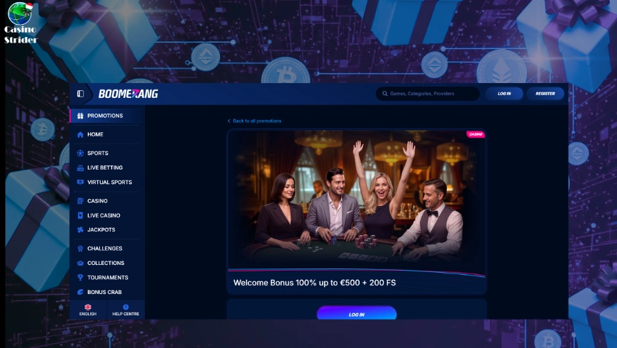 Üdvözlő Kriptó bónuszok