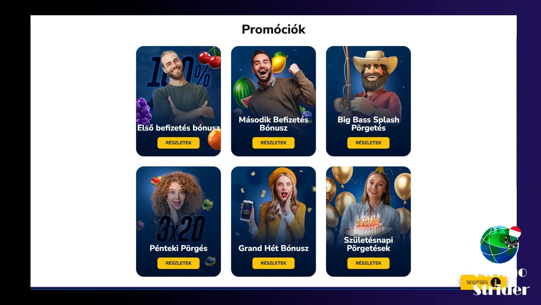 GrandCasino mobilalkalmazás tesztelése