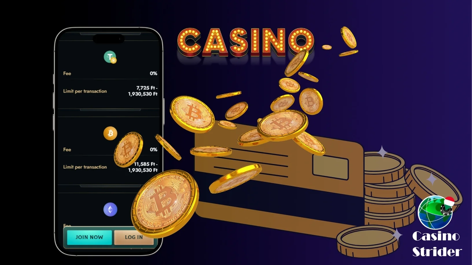 Kriptovalutás online kaszinók