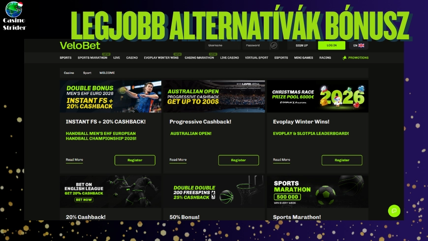 legjobb alternatívák 300% bónusz