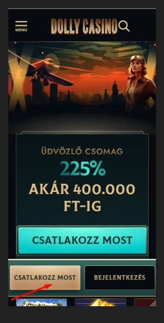 Regisztrációs űrlap megnyitása