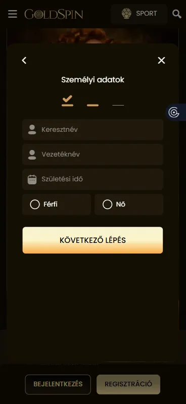 Személyes adatok és véglegesítés