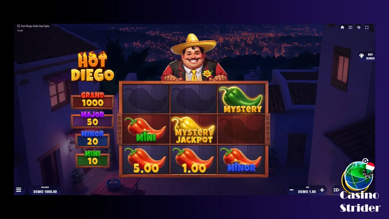 Game Hot Diego Hold and Spin