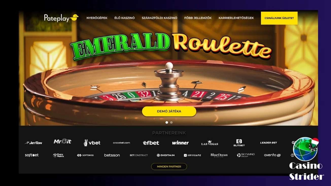 Információk a Pateplay szolgáltatóról