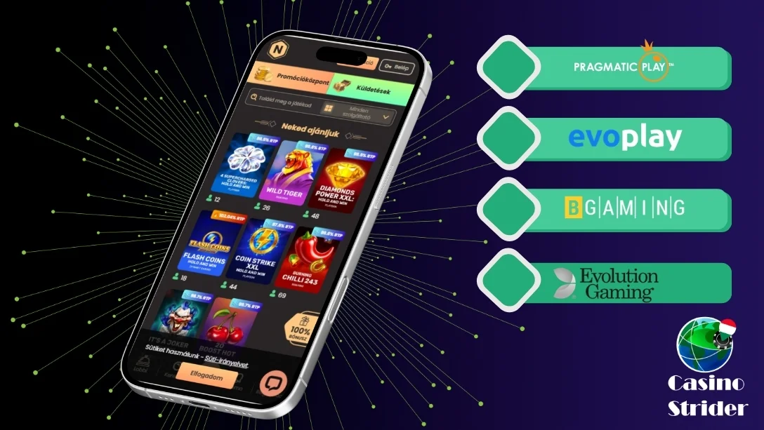 Játékok és szolgáltatók külföldi online kaszinókban