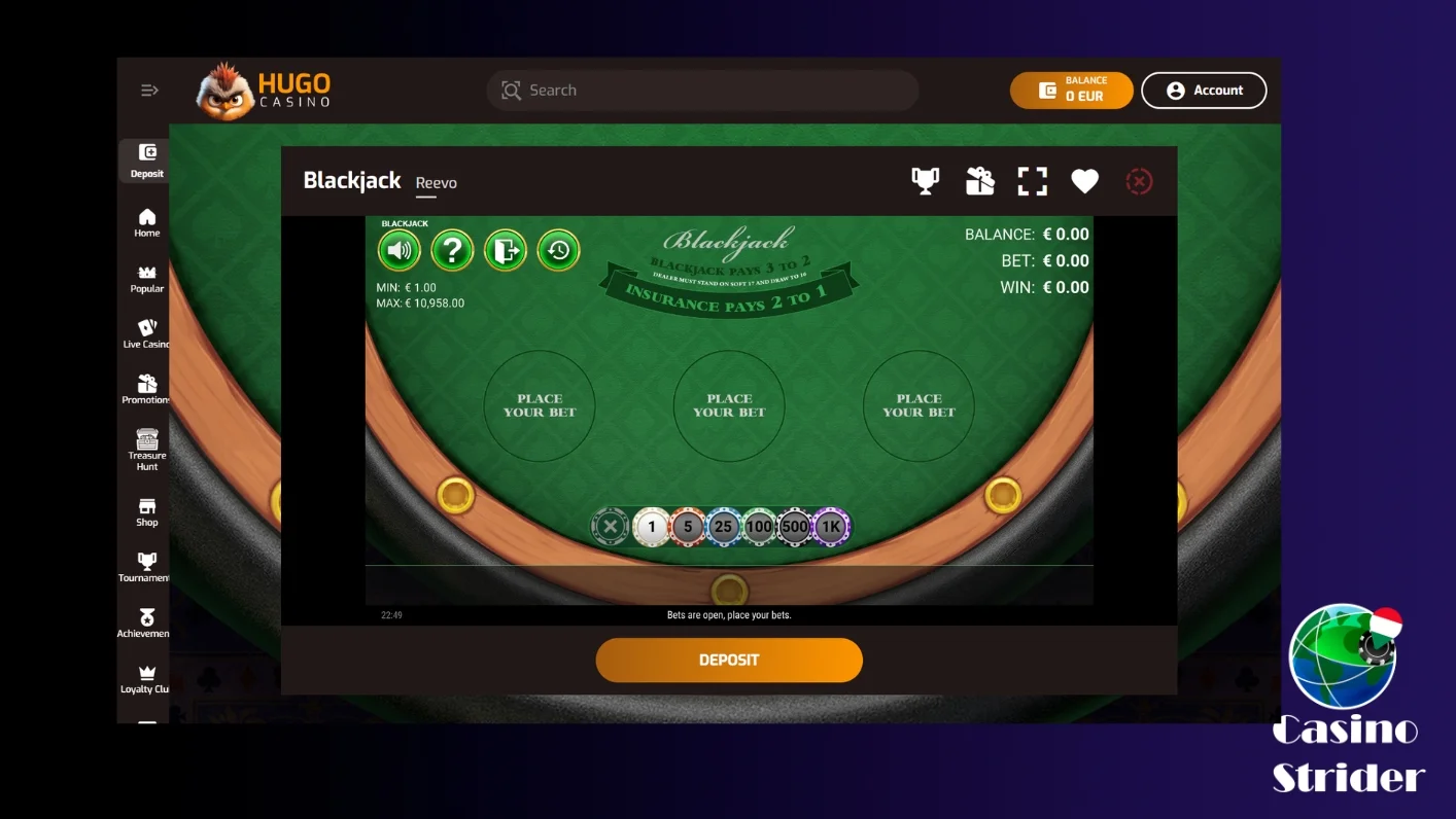 A blackjack főbb típusai az online kaszinókban