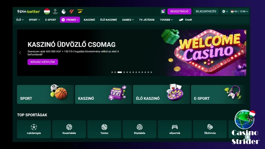 Spinbetter Casino áttekintése