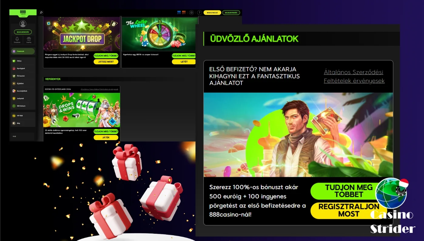 888 Casino bónusz