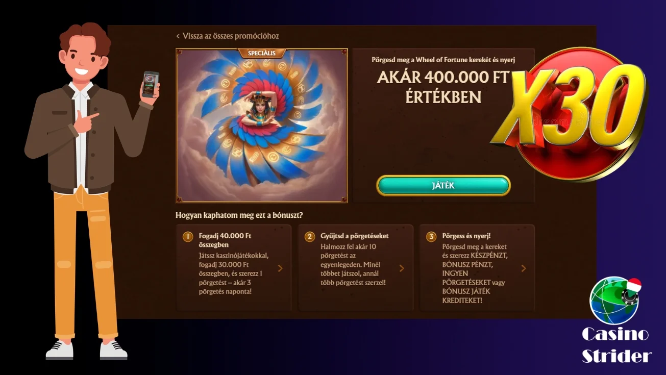 Bónuszfeltételek és megforgatás 