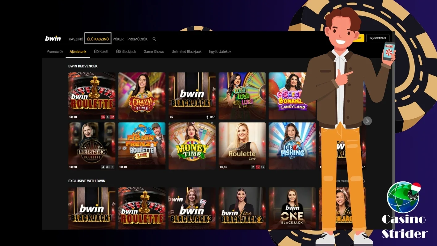 bwin elo kaszino