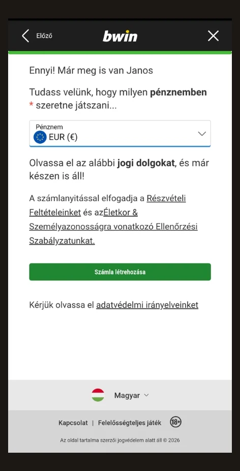 Fogadja el a Felhasználási Feltételeket