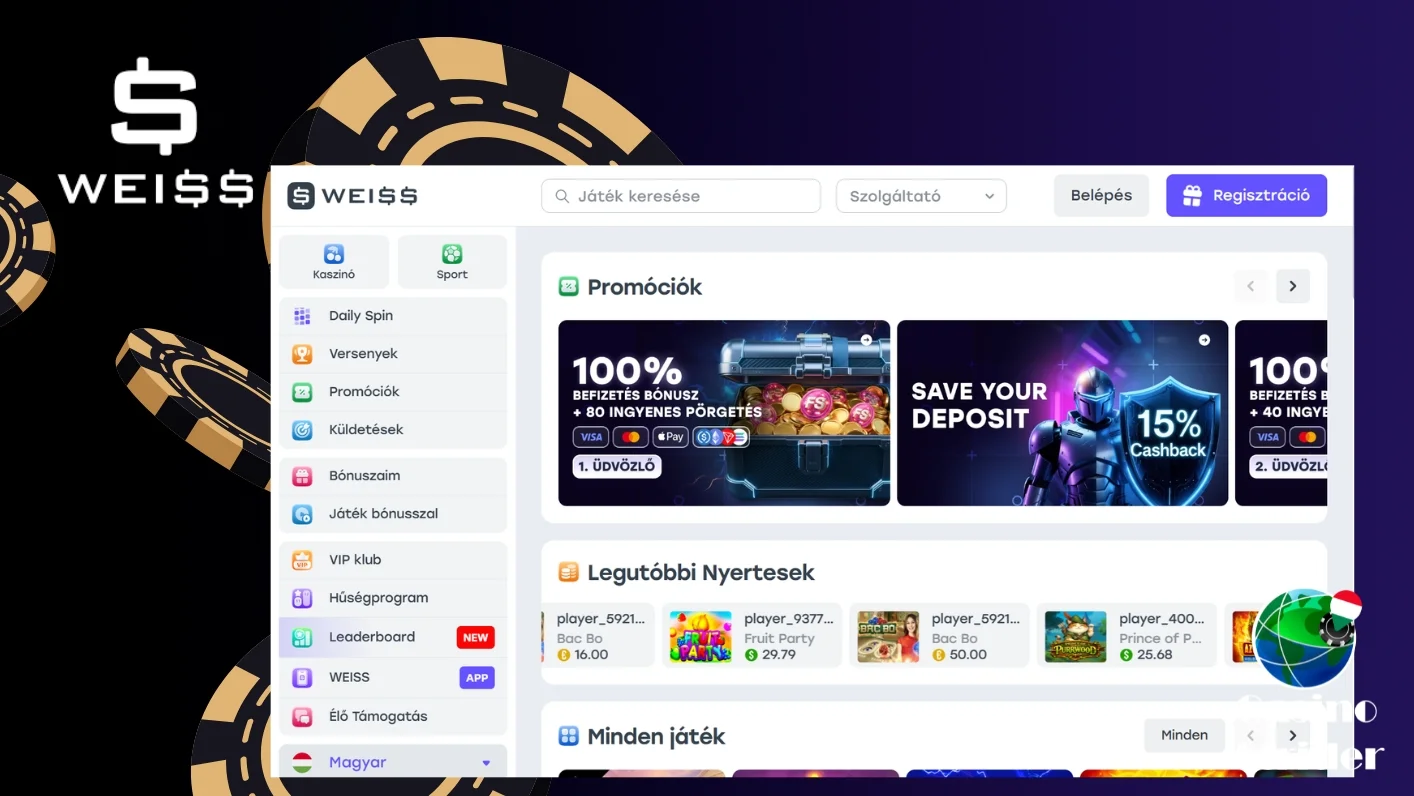 Gyors tények a Weiss Casínóról