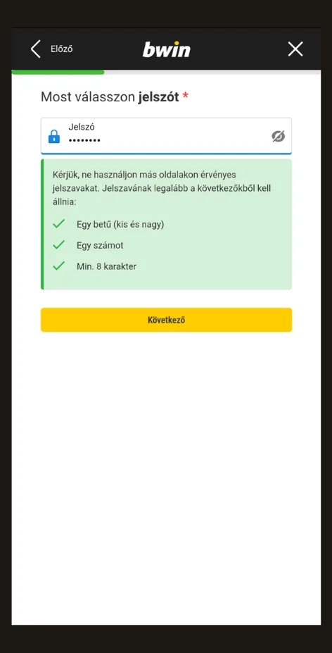 Hozzon létre erős jelszót