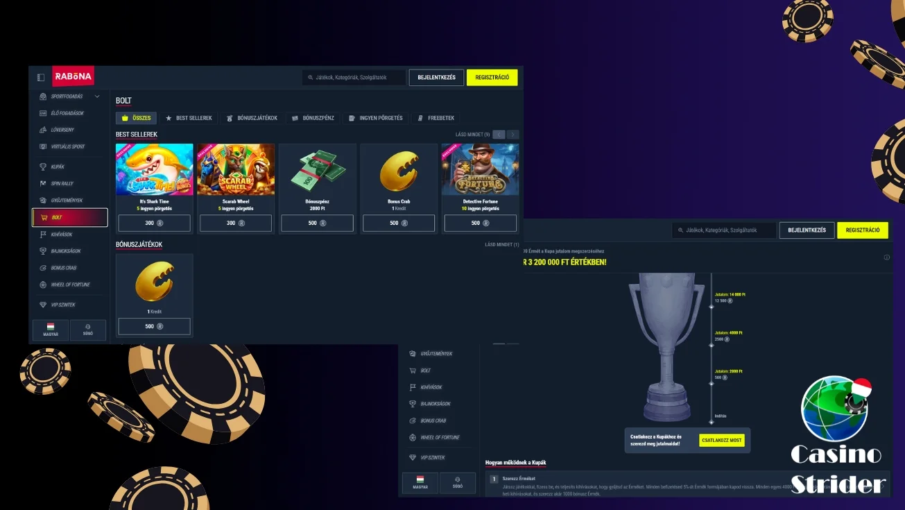 Rabona Shop és Rabona Cup