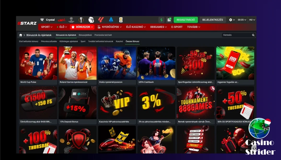 888Starz bónuszok és promóciók