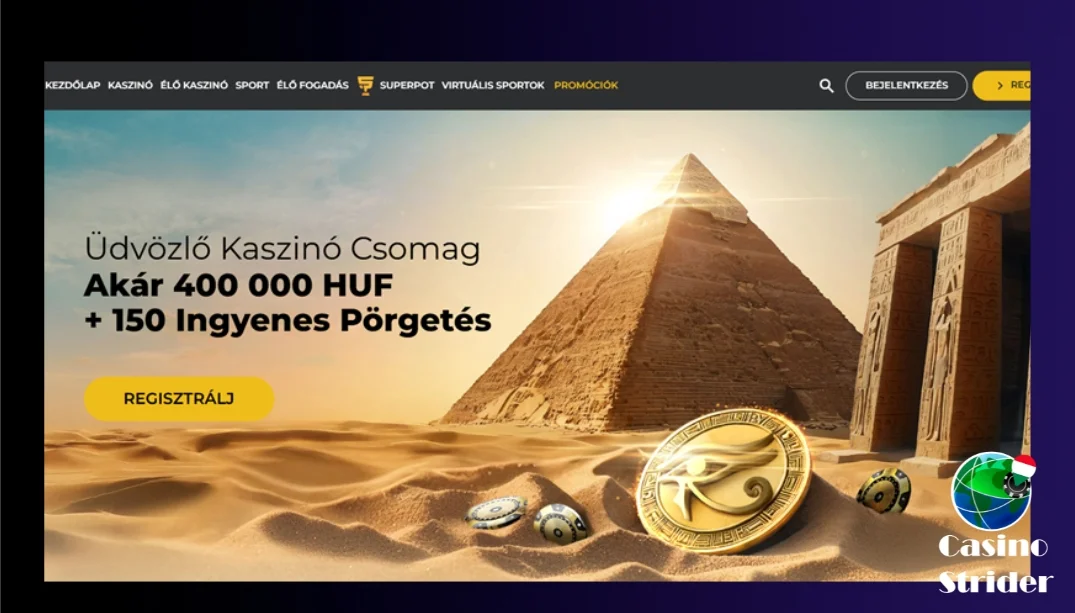 Winmega Casino – 6000+ játék és egyiptomi téma