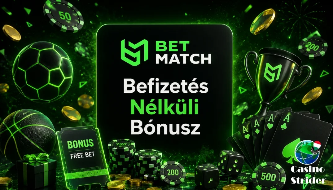 BetMatch Befizetés Nélküli Bónusz