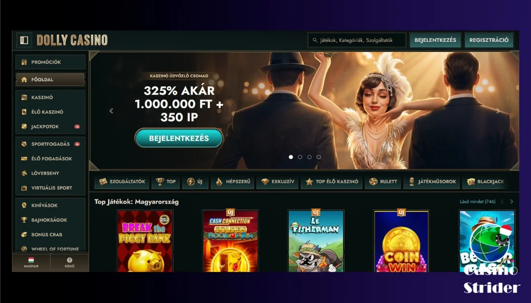 Dolly Casino – tranzakciós idők és limitek