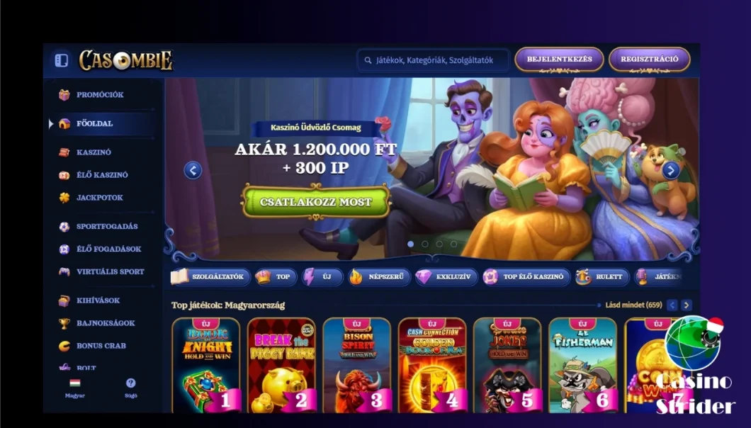 Gyors tények a Casombie Casinóról