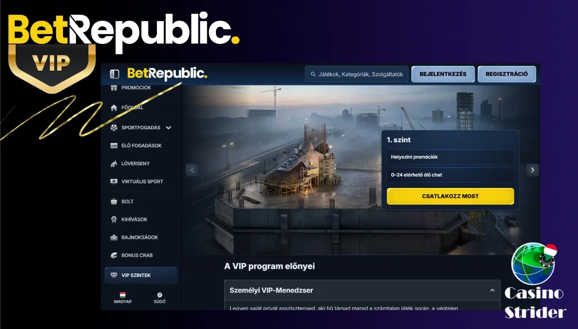 Rendszeres promóciók, VIP és cashback
