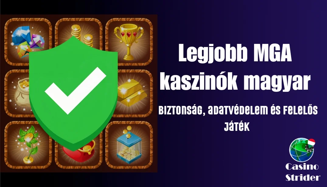 Biztonság, adatvédelem és felelős játék az MGA kaszinókban